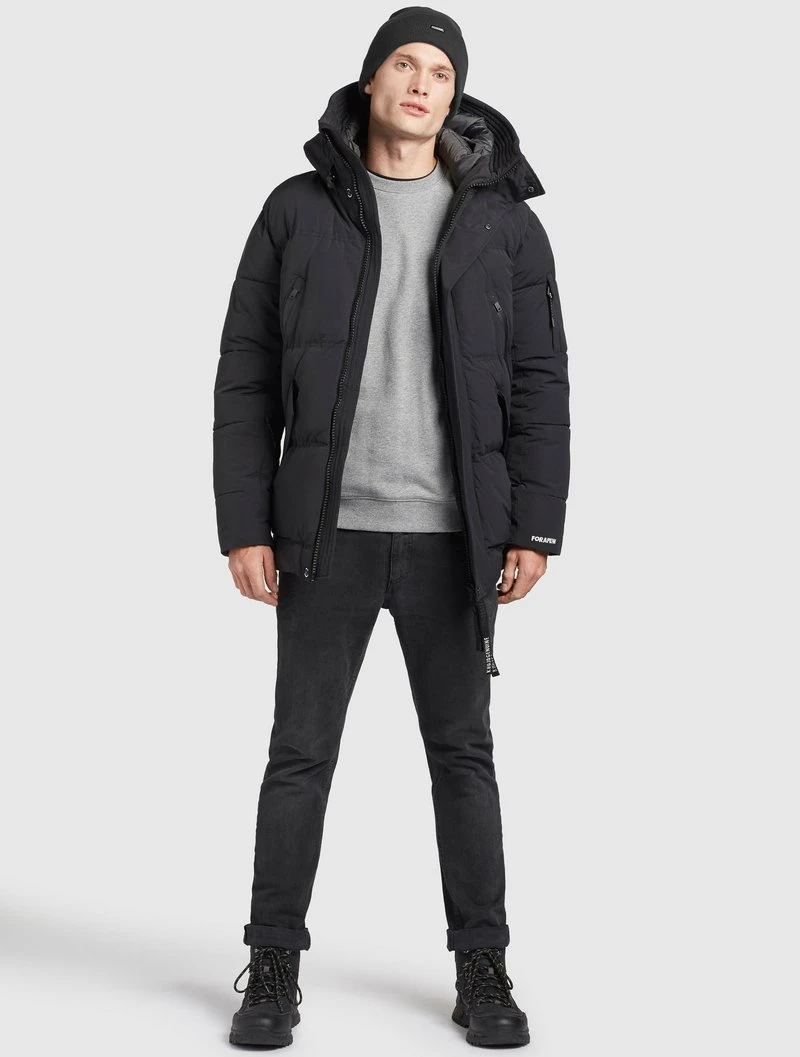 GORD - Abrigo de invierno - schwarz Khujo GORD - Abrigo De Invierno - Schwarz, Hombre -KHUJO Tienda baa5b897b9904eb8815579b2c57a684f