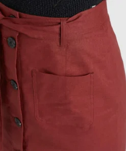 Khujo VARSHA - Falda Acampanada - Rotbraun, Mujer -KHUJO Tienda bb1f587071d6477dbe915a2f9f3374b6