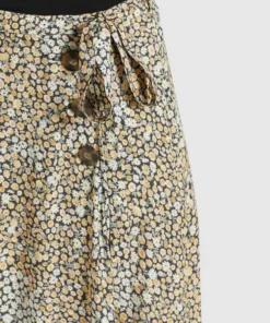 Khujo HEPKE - Falda Acampanada - Mehrfarbig Geblümt, Mujer -KHUJO Tienda bb6f22a7a4fc40448190b67249081eca