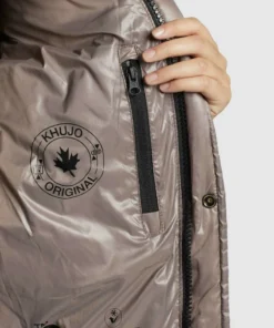 Khujo GERDA SHINY - Abrigo De Invierno - Taupe Glänzend, Mujer -KHUJO Tienda bc4f91dc82204d6abf13b365387f05fa