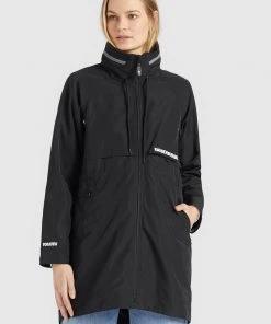 Khujo AYANDA - Abrigo Corto - Schwarz, Mujer