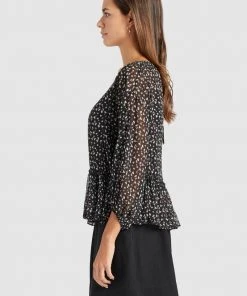 Khujo KLEMENTINA - Blusa - Black/blue, Mujer -KHUJO Tienda bca47031b3df4f81ae30d76d44a2acbe