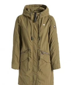 Khujo NEPHELE - Parka - Khaki, Mujer -KHUJO Tienda be86e8e6e2a34426bc8294106fbe8d1d