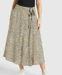 Khujo HEPKE - Falda Acampanada - Mehrfarbig Geblümt, Mujer -KHUJO Tienda bf8dfa2e50944690bd0783986a9c1d2a