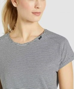 Khujo BABSI - Camiseta Estampada - Schwarz Weiß Gestreift, Mujer 4 Khujo BABSI - Camiseta Estampada - Schwarz Weiß Gestreift, Mujer -KHUJO Tienda bf9ddedfc726487c986c9339afa90c54