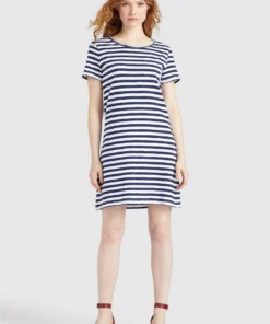 Khujo VAISHALI - Vestido Ligero - Blau Gestreift, Mujer -KHUJO Tienda c043791a433544daa44ed6d8429768e4