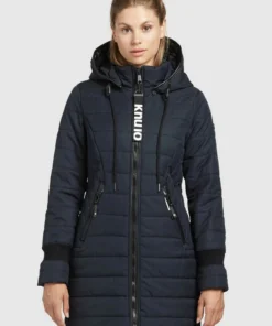 Khujo SHINE2 STRUCTURED - Abrigo De Invierno - Dunkelblau, Mujer