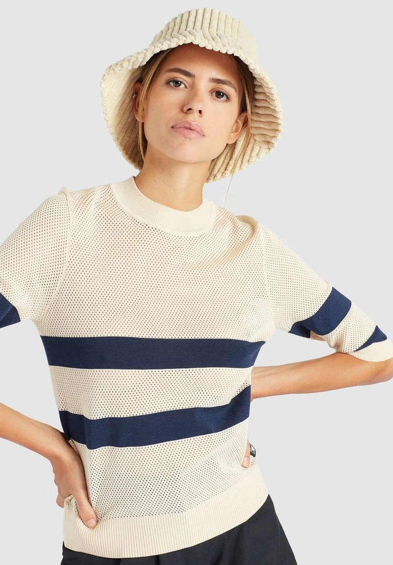 CHUMANE - Camiseta estampada - sand/dark blue Khujo CHUMANE - Camiseta Estampada - Sand/dark Blue, Mujer -KHUJO Tienda c0690b5fd1034e57bb843c30652a755c