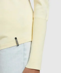 Khujo SHEA - Jersey De Punto - Hellgelb, Mujer -KHUJO Tienda c0a335584bc149259973b51916a35ac0