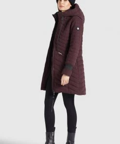 Khujo TOOTS PEACHED - Abrigo De Invierno - Weinrot, Mujer -KHUJO Tienda c0be2afc72ee41ccb6be97111b78a77e