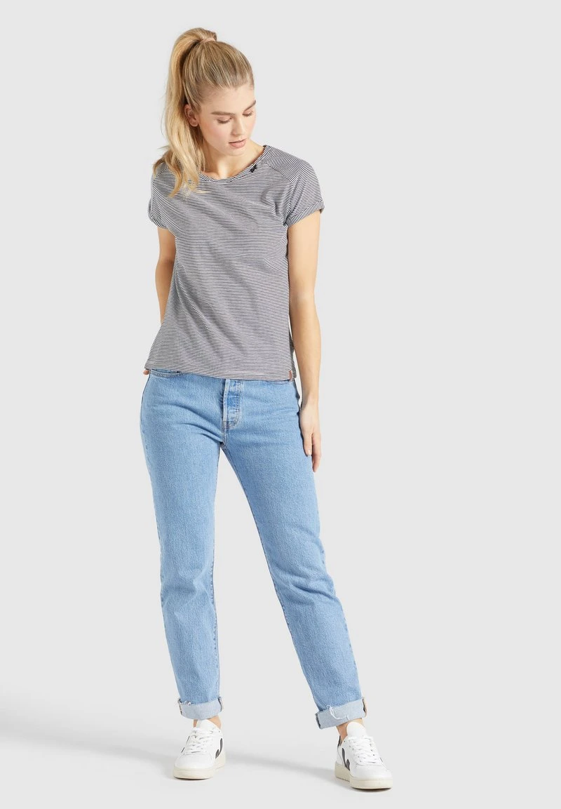 BABSI - Camiseta estampada - schwarz weiß gestreift Khujo BABSI - Camiseta Estampada - Schwarz Weiß Gestreift, Mujer -KHUJO Tienda c14a546b012744f5b7bc2b1644f04747