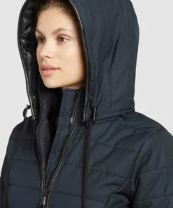 Khujo SHINE2 STRUCTURED - Abrigo De Invierno - Dunkelblau, Mujer -KHUJO Tienda c1a10e89b57e42f29d075fb9083f2346