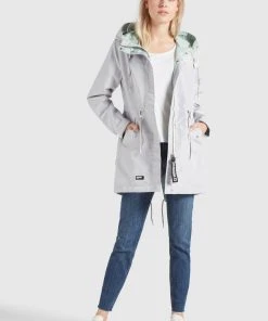 Khujo EMURI - Parka - Light Grey, Mujer -KHUJO Tienda c1ae2765d93a470b9606af46e90e80e5