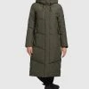 Khujo SONJE3 - Abrigo De Invierno - Dunkeloliv, Mujer