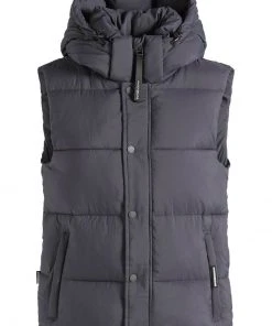 Khujo MARGARIDA MATT - Chaleco - Grau, Mujer -KHUJO Tienda c3c67049b3e34b9c9f1083a907586651