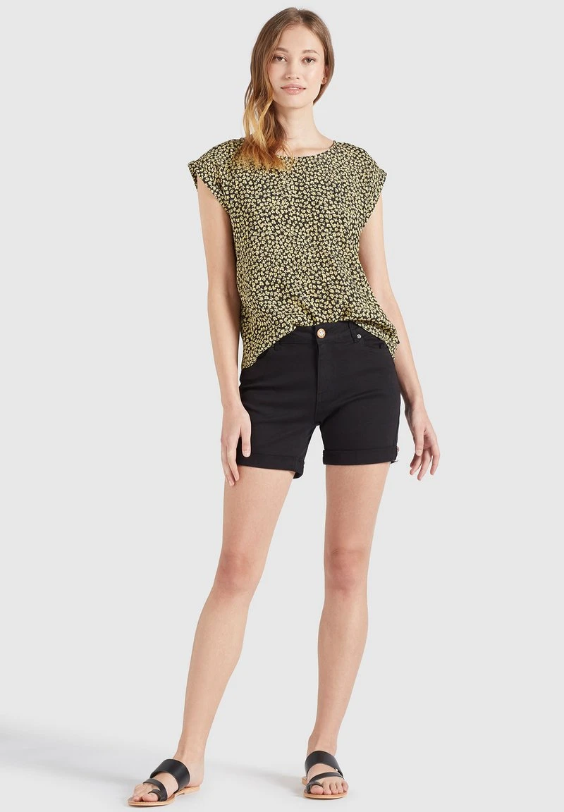 LOMBA - Blusa - schwarz-gelb geblümt Khujo LOMBA - Blusa - Schwarz-gelb Geblümt, Mujer -KHUJO Tienda c5164e4700404f09bd7f5fb2fb3e308d