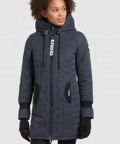 Khujo JERRY PRIME - Abrigo De Invierno - Dunkelblau, Mujer