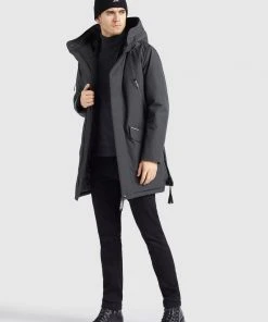 Khujo DANCER - Abrigo De Invierno - Dunkelgrau, Hombre -KHUJO Tienda c5da7b9fba374145965ad2088d35a830