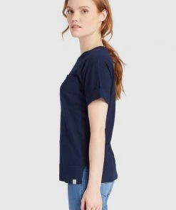 Khujo ALLMUT - Camiseta Básica - Dark Blue, Mujer 3 Khujo ALLMUT - Camiseta Básica - Dark Blue, Mujer -KHUJO Tienda c6110b82a22247f0aac722ae0618522b