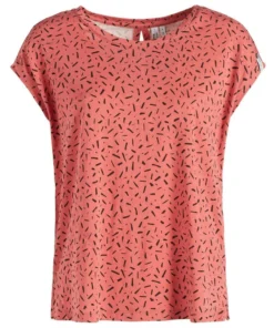 Khujo TALAJA - Camiseta Estampada - Rosa-schwarz Gemustert, Mujer -KHUJO Tienda c80de585746d4f90acedfab69bd15022