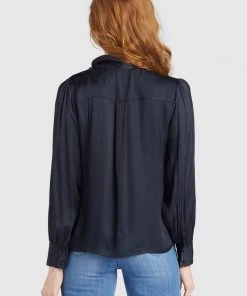 Khujo ASNAT - Blusa - Dark Blue, Mujer -KHUJO Tienda c91a01137cf34ecda89031e4456fc539