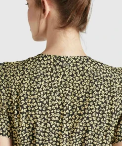 Khujo PORGY - Vestido Informal - Schwarz-gelb Geblümt, Mujer 5 Khujo PORGY - Vestido Informal - Schwarz-gelb Geblümt, Mujer -KHUJO Tienda c98af979166940db986474c8866f485e