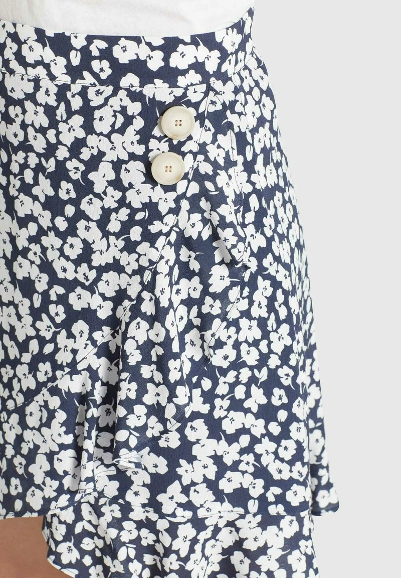 UNDINE - Falda acampanada - dunkelblau-weiß geblümt Khujo UNDINE - Falda Acampanada - Dunkelblau-weiß Geblümt, Mujer -KHUJO Tienda c9cce63f929e4e10925cfbaa39613f18