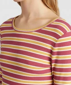 Khujo SICHUAN - Camiseta De Manga Larga - Rosa-ocker Gestreift, Mujer 4 Khujo SICHUAN - Camiseta De Manga Larga - Rosa-ocker Gestreift, Mujer -KHUJO Tienda ca8facf2924e4998a965f042e9ff66da