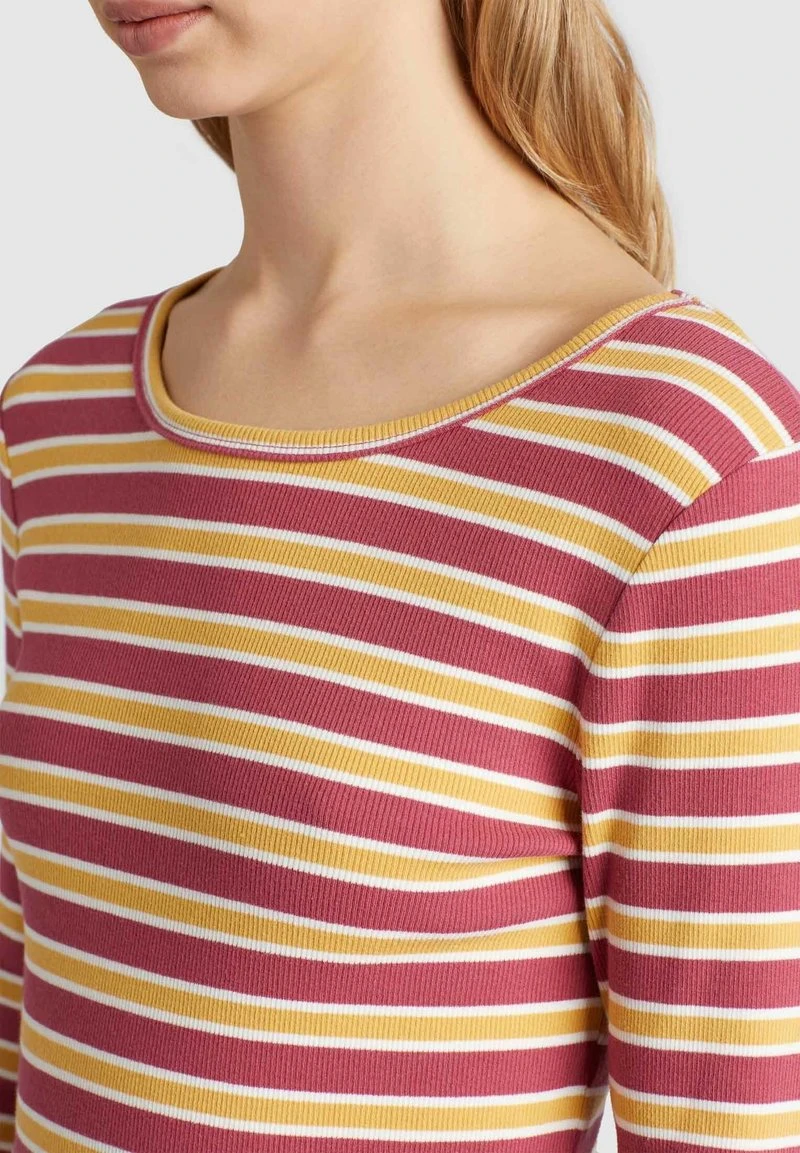 SICHUAN - Camiseta de manga larga - rosa-ocker gestreift Khujo SICHUAN - Camiseta De Manga Larga - Rosa-ocker Gestreift, Mujer -KHUJO Tienda ca8facf2924e4998a965f042e9ff66da