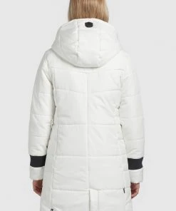 Khujo ELVA STRUCTURED - Abrigo De Invierno - Naturweiß, Mujer -KHUJO Tienda cadca64158b74b7bb7a96769b7dc6958