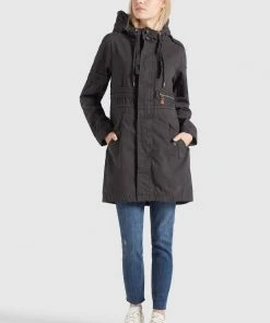 Khujo BANELE - Parka - Black, Mujer -KHUJO Tienda cbd4fe4ff8214e78ab7f1e879be035b6