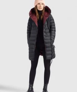 Khujo MONCADA SHINE - Abrigo De Invierno - Schwarz, Mujer -KHUJO Tienda cc04f5f6c09e4fa3b62bc72988a5647f