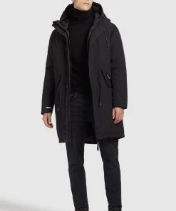 Khujo NOREN - Abrigo De Invierno - Schwarz, Hombre