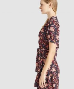 Khujo FROMMET - Vestido Informal - Orange-rot Gemustert, Mujer 4 Khujo FROMMET - Vestido Informal - Orange-rot Gemustert, Mujer -KHUJO Tienda cdb42d0dc23840ee9ad79e56483a8601