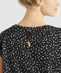 Khujo TALAJA - Camiseta Estampada - Schwarz-weiß Gemustert, Mujer -KHUJO Tienda ce5c2713e3a14ee7a5d5a1210abdf193