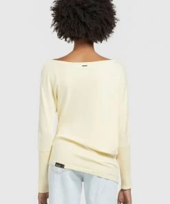 Khujo SHEA - Jersey De Punto - Hellgelb, Mujer -KHUJO Tienda d0b40700d5ea434bb6779e142bb1388d