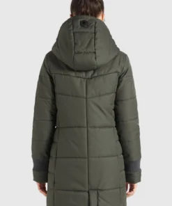 Khujo ELVA STRUCTURED - Abrigo De Invierno - Dunkeloliv, Mujer -KHUJO Tienda d17f10b3ee8046489f1e416fc0ed2d19
