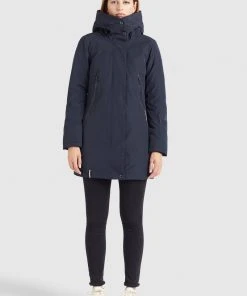 Khujo VIONA - Abrigo De Invierno - Dunkelblau, Mujer -KHUJO Tienda d338c29ff9bd48a99836340b45177d4f