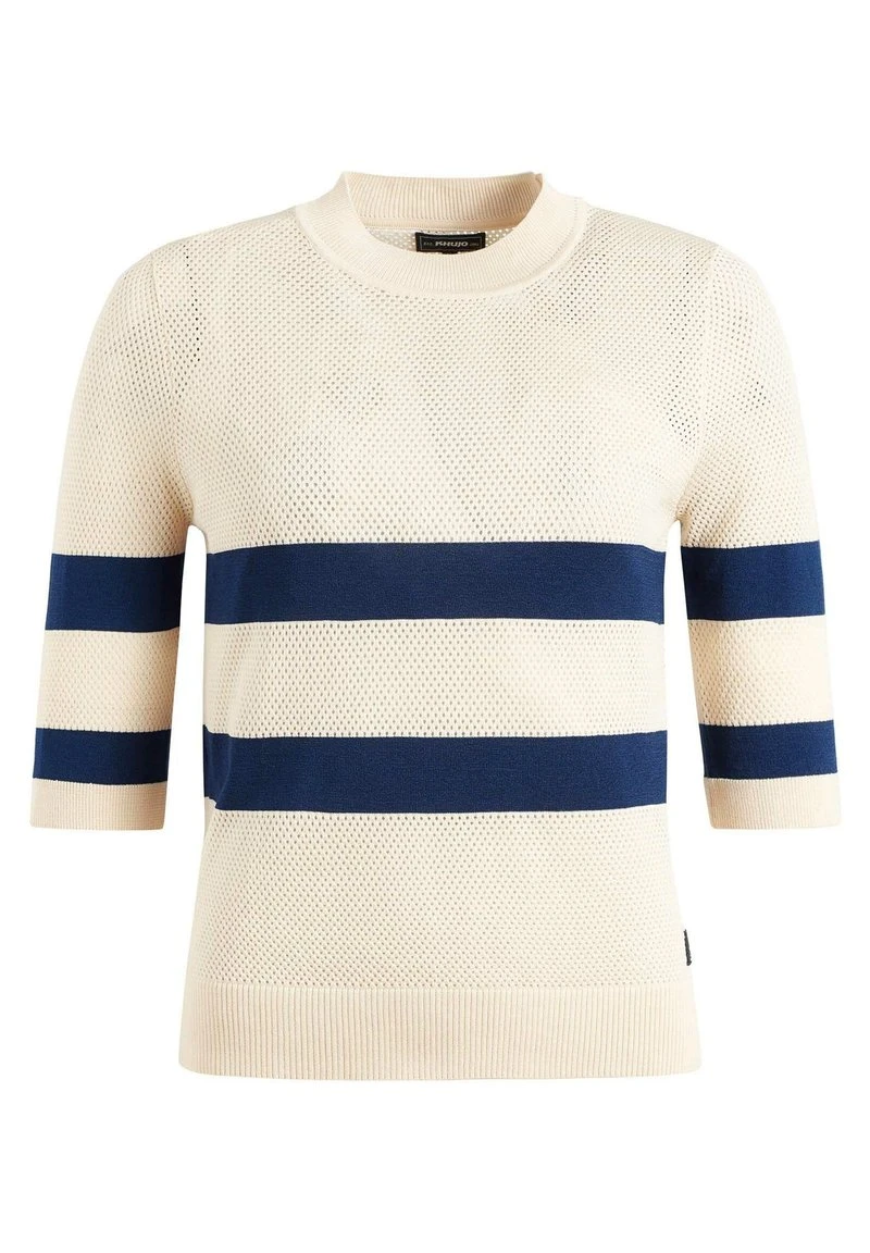 CHUMANE - Camiseta estampada - sand/dark blue Khujo CHUMANE - Camiseta Estampada - Sand/dark Blue, Mujer -KHUJO Tienda d352fed0f9c2420396c257c6d8258f91