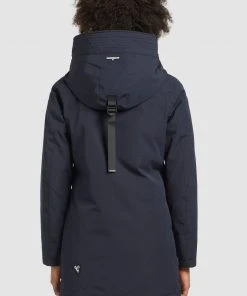 Khujo VIONA2 - Abrigo De Invierno - Dunkelblau, Mujer -KHUJO Tienda d353ac88877847a5a9817eea8f18c681