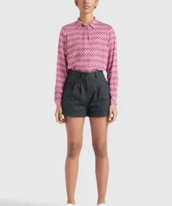 Khujo LARISA - Camisa - Cherry, Mujer