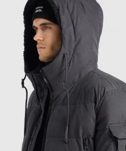Khujo RIDLEY2 - Abrigo De Invierno - Dunkelgrau, Hombre 3 Khujo RIDLEY2 - Abrigo De Invierno - Dunkelgrau, Hombre -KHUJO Tienda d3b221ec10c74616b83cbe5526eda38e