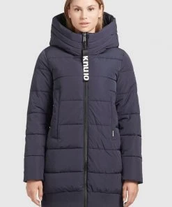 Khujo NAVASSA - Abrigo De Invierno - Dunkelblau, Mujer