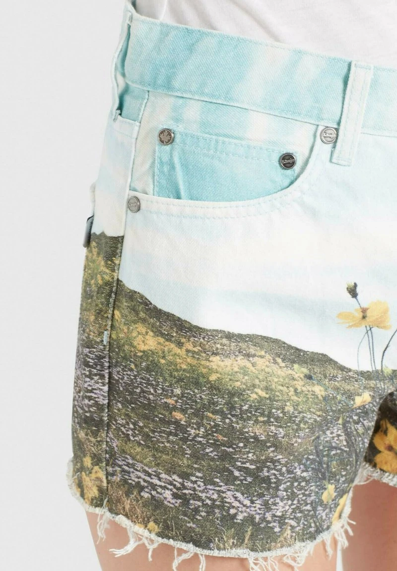 ANOUK - Shorts vaqueros - blau weiß gemustert Khujo ANOUK - Shorts Vaqueros - Blau Weiß Gemustert, Mujer -KHUJO Tienda d4608b44d9034953a0b72369bcce28fc