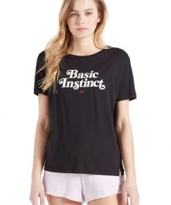 Khujo BANANI INSTINCT - Camiseta Estampada - Schwarz, Mujer