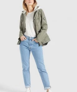 Khujo FAMKE - Chaqueta De Entretiempo - Hellkhaki, Mujer -KHUJO Tienda d51abad201e4401b9299b93b78ce9354