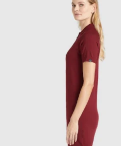 Khujo PANNA - Vestido De Punto - Dunkelrot, Mujer -KHUJO Tienda d52f54c03ea24b919393991c77ae0718