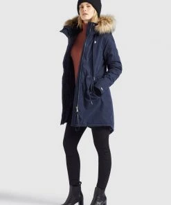 Khujo CODISH - Abrigo De Invierno - Dunkelblau, Mujer -KHUJO Tienda d5a3cd5a64b24eb4b697f7b947f73785