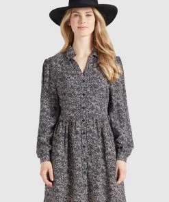 Khujo GISSE - Vestido Camisero - Rosa, Mujer