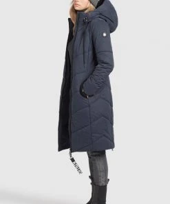 Khujo ARIBAY PEACHED - Abrigo De Invierno - Dunkelblau, Mujer -KHUJO Tienda d72c8ac52cad4c6d827e63716bf35a09